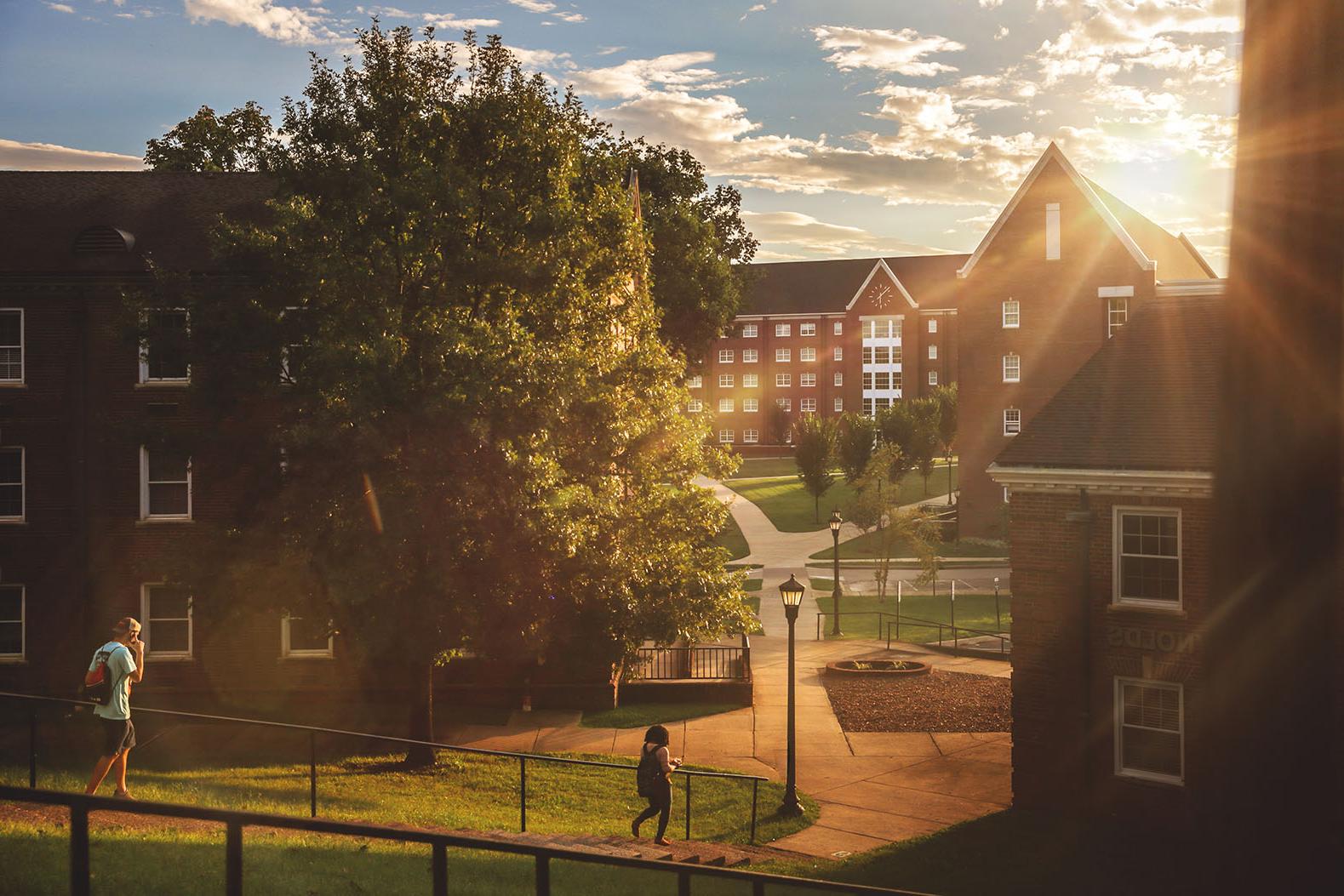 Campus afternoon scenic