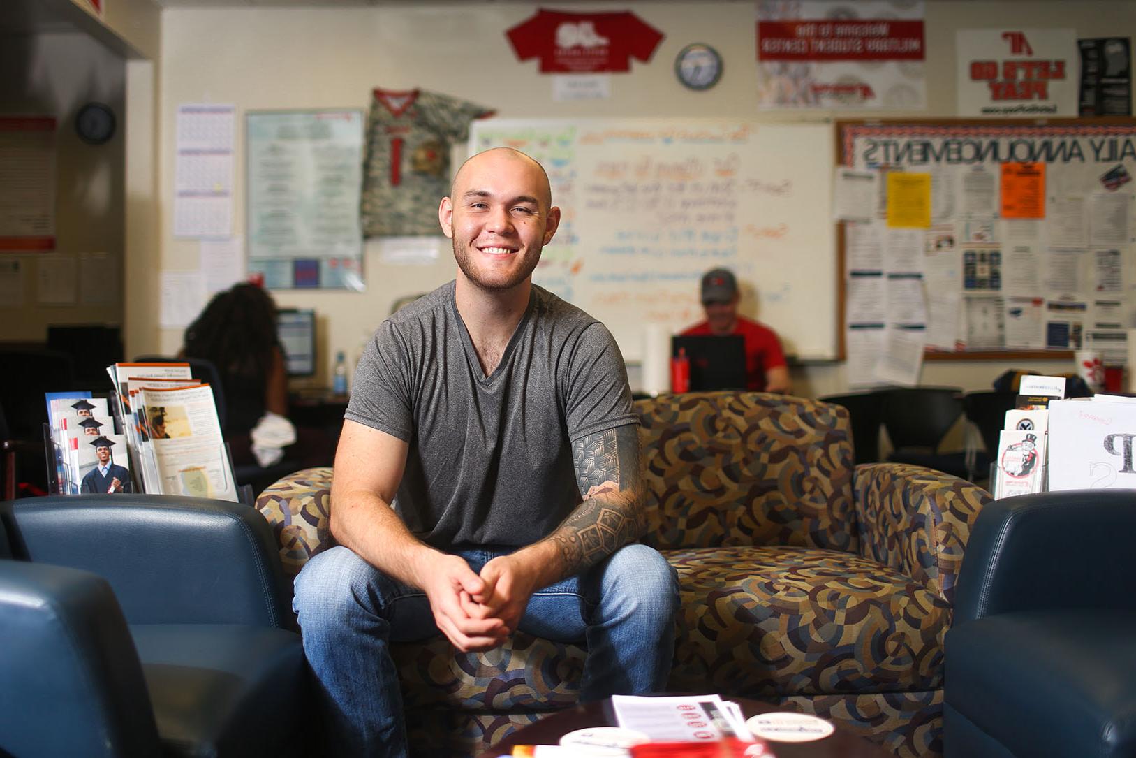 Austin Derden poses in MSC